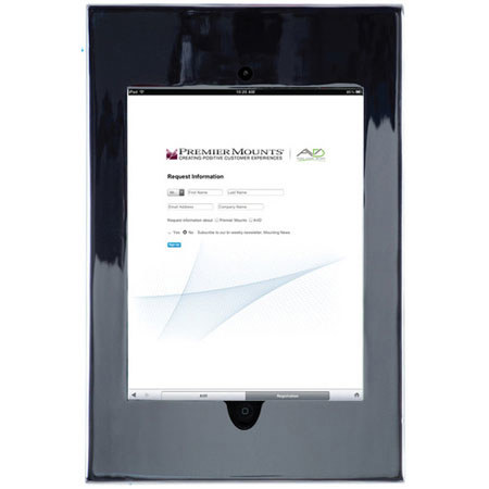 Premier Mounts IPM-730C Secure iPad Mounting Frame, Chrome