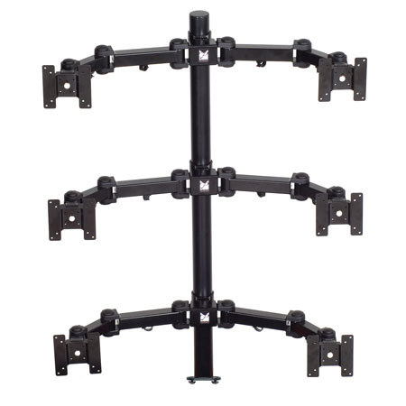 Premier Mounts MM-AE426 3 Dual Display Arms on 42"