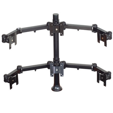 Premier Mounts MM-AH286 2 Triple Display Arms on 2