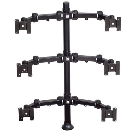 Premier Mounts MM-AH426 3 Dual Display Arms on 42"