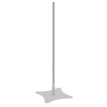 Premier Mounts P84 84" Single Pole, Chrome