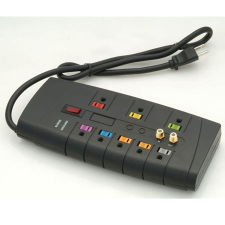 Premier Mounts PCS8 Surge Protector with Eight Outlets