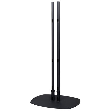 Premier Mounts PSD-CS84B Dual Floor Stand with 84"