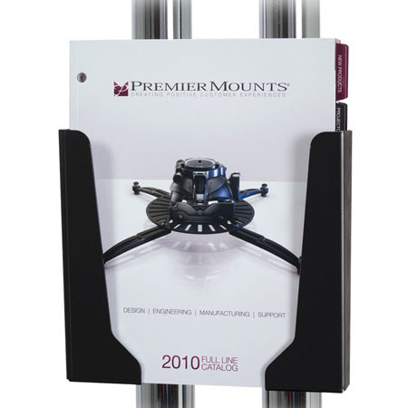 Premier Mounts PSD-DBH Dual-Pole Brochure Holder