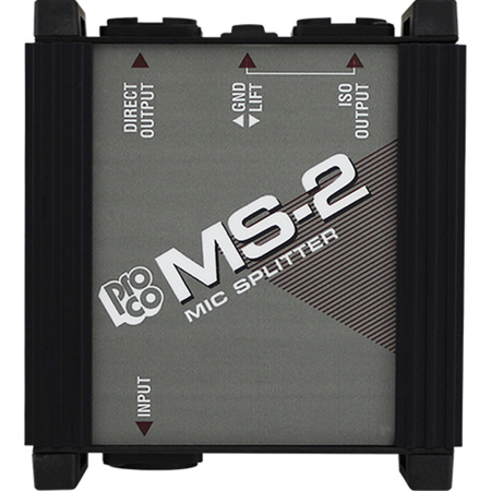 Pro Co Sound MS2 Microphone Splitter
