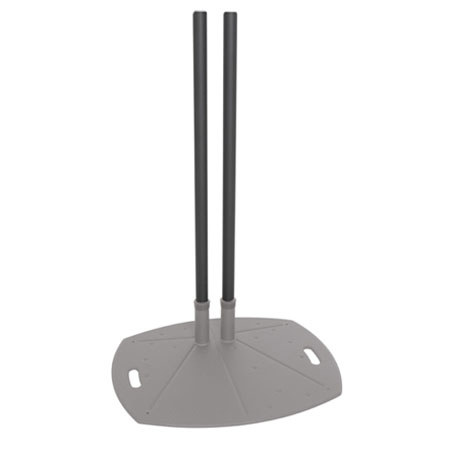 Premier Mounts T72B Dual Poles, Set of 72", Black