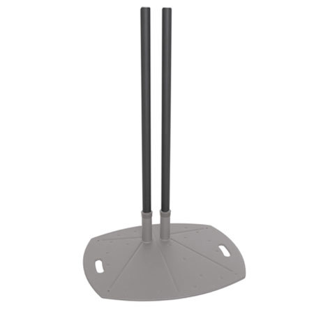 Premier Mounts T84B Dual Poles, Set of 84", Black