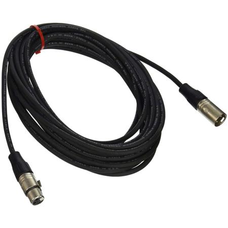 Pro Co Sound N1M1-40 40' Stage 24 Gauge Microphone Cable with Neutrik Nickel-1 Series XLRF-XLRM Connectors