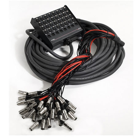 Proel EBN3208 100' (30.48m) Cable, 32 XLR Inputs, 8 Outputs