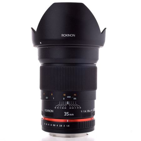 Rokinon 35mm f/1.4 Lens for Canon EOS Cameras