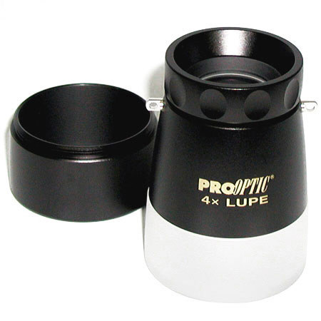 ProOPTIC Pro 4x Multi-Coated Magnifying Loupe, Black Finish #PLS4XB