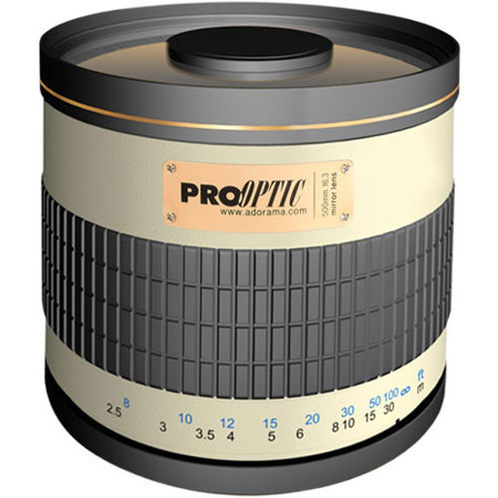 ProOPTIC 500mm f/6.3 Mirror Lens Micro 4/3 SLR Cameras