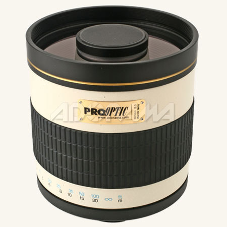 ProOPTIC 800mm F/8 Manual Focus, T-Mount Mirror Lens