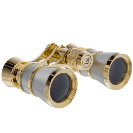 ProOPTIC 3x25 Aida Focusing Binocular, Titanium/Gold