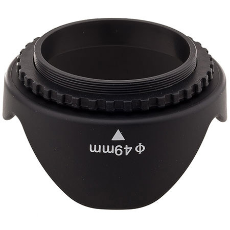 ProOPTIC 49mm Wide Angle Digital Lens Hood, Petal Shaped