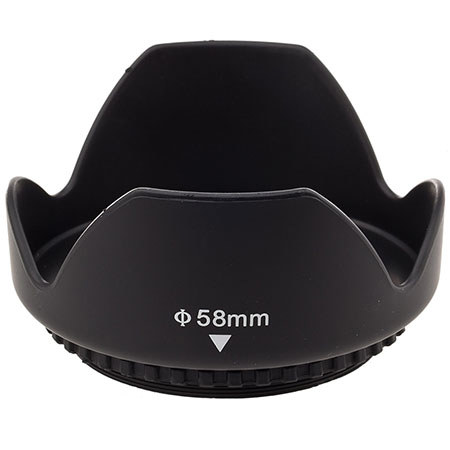 ProOPTIC 58mm Wide Angle Digital Lens Hood, Petal Shaped