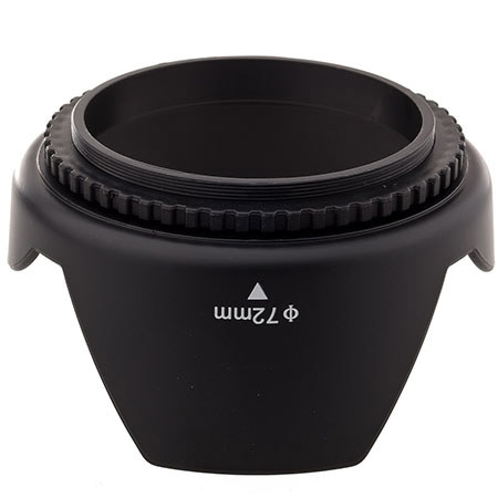 ProOPTIC 72mm Wide Angle Digital Lens Hood, Petal Shaped
