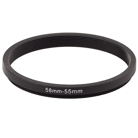 Adorama ProOPTIC Step-Down Adaptr Ring 58mm Lens to 55mm Filter