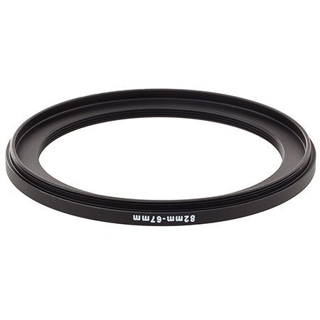 Adorama Step-Down Adapter Ring 82mm Lens to 67mm Filter Size