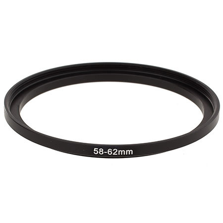 ProOPTIC Step-Up Adaptr Ring 58mm Lens to 62mm Filter