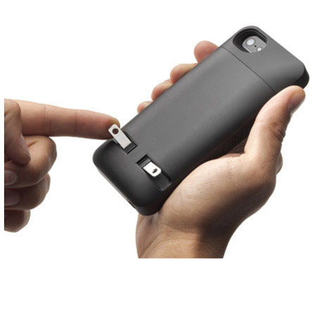 Prong PocketPlug Charger+Case in-One for iPhone 5 & iPhone 5s - Black