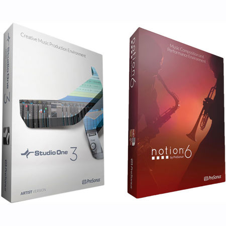 PreSonus Pro Bundle, Includes Notion 6 and Studio One 3 Professional Software