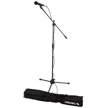 Proel PSE3 Microphone Set, Includes Mic Stand, Mic, 6m Cable and Holder