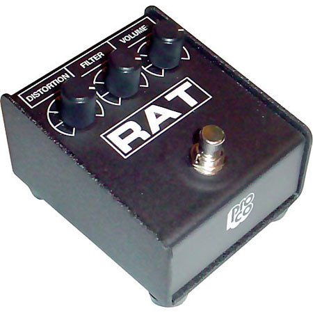 Pro Co Sound RAT2 Compact Guitar Distortion Pedal, 1 kOhms Impedance