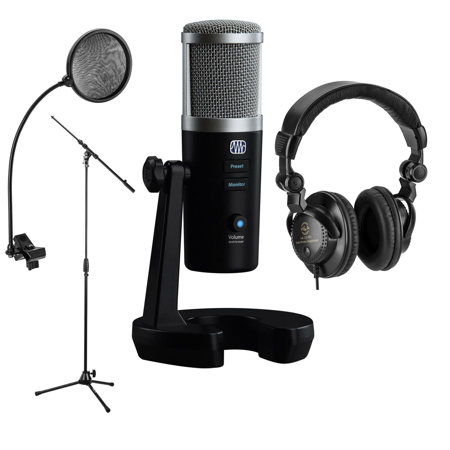 PreSonus Revelator USB-C Microphone with Voice Processing Inside W/Accessory Kit