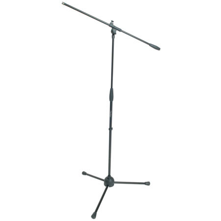 Proel RSM180 Microphone Stand with Boom, Matte Black