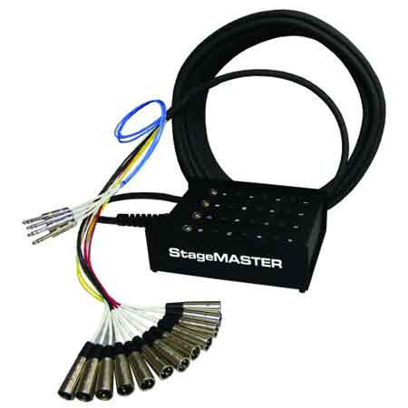 Pro Co Sound SMC1204FBQ-100 100' StageMASTER 16 Channel Audio Snake Stagebox
