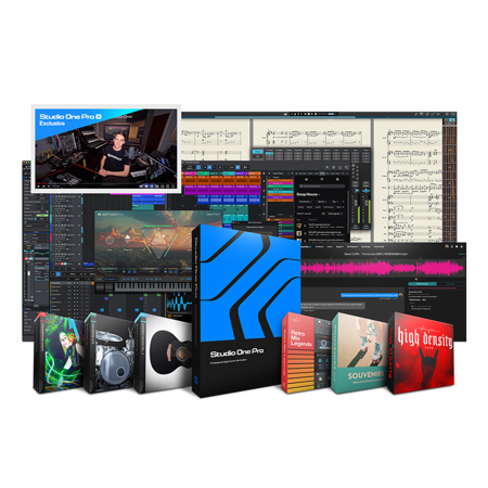 PreSonus Studio One Pro 7 & Notion Music Software,Perpetual Site License,PerSeat