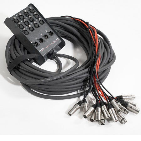 Proel EBN1204 Stage Box, 12 In/4 Out, 83Ft Cable