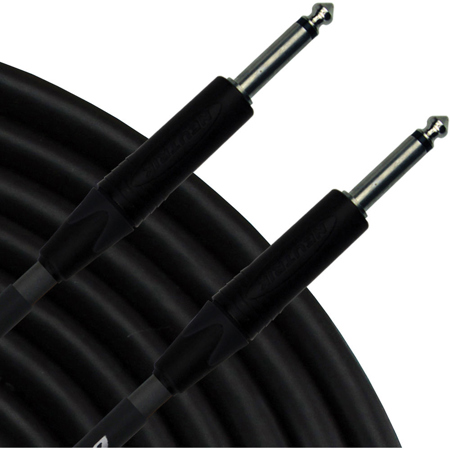 Pro Co Sound RapcoHorizon SLVRHOG-18 18' Roadhog Guitar Cable, Silver Conductors