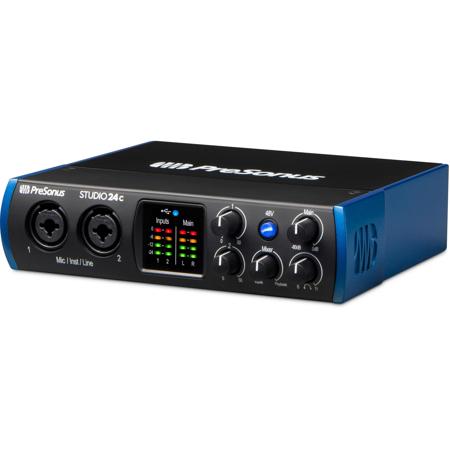 PreSonus Studio 24c 2x2 Definition USB Type-C Audio/MIDI Interface