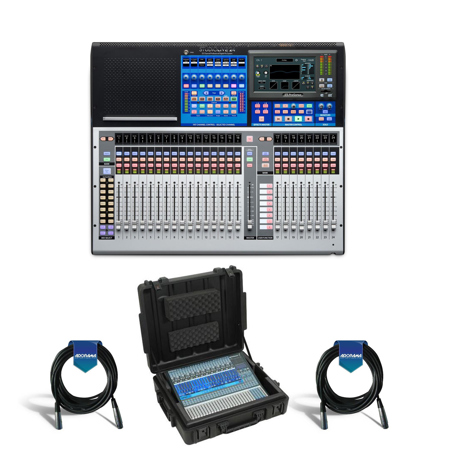 PreSonus StudioLive 24 Series III Digital Mixer W/SKB Roto-Molded Case/2x Cables