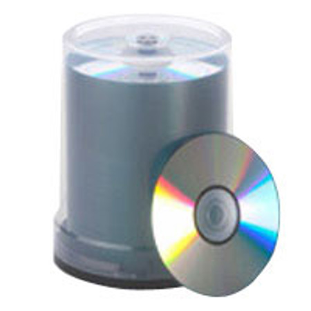 Primera Technology Primera Tuff Coat CD-R Media, Shiny Silver, 80 minutes, 700MB 48x Speed, 100 Disc Spindle