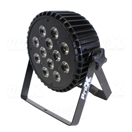 ProX X-PRIZMA 12RGBWAUV Ultrabright LED RGBWAUV PAR Projector Light, 12x 12W 6-in-1 LEDs