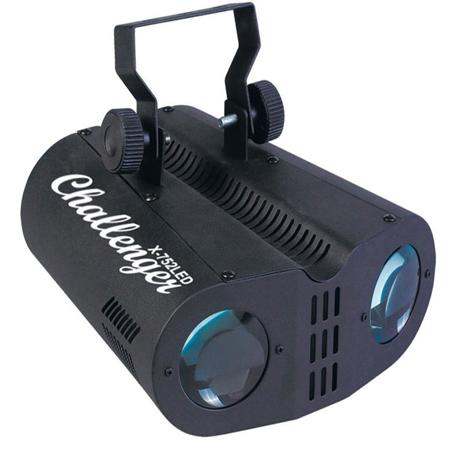 ProX X-752LED Challenger RGB Color Mixing Dual Head Moonflower Effect LED Light