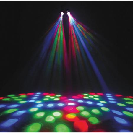 ProX X-752LED Challenger RGB Color Mixing Dual Head Moonflower Effect LED Light