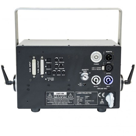 ProX KVANT ClubMAX 6000 Pro Laser Light with Case, ILDA Cable & E-Stop System