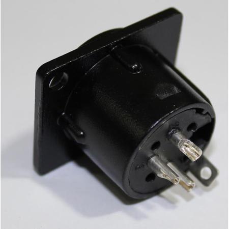 ProX XC-XLRM-PANEL Panel Mount XLR-3 PIN Male, Black