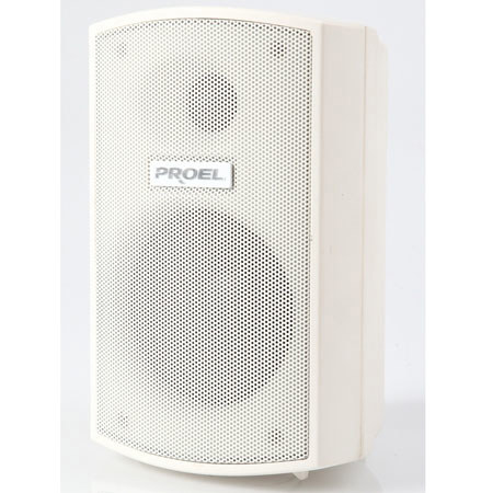 Proel XE35TW 2-Way Surface Mount Loudspeaker, Pair, White