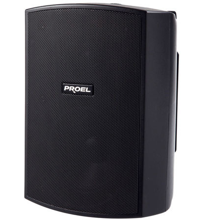 Proel XE65TB 2-Way Surface Mount Loudspeaker, Pair, Black