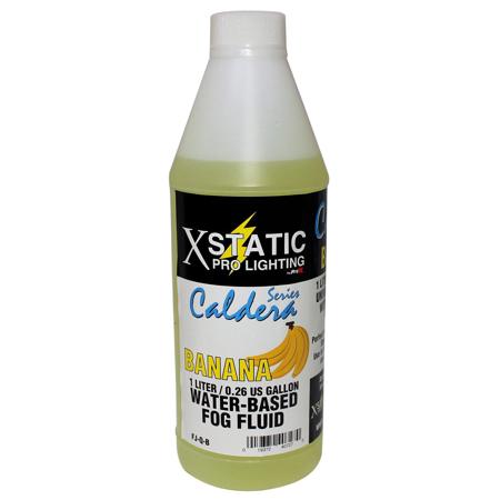 ProX FJ-Q-B Caldera Series Banana Scented Water-Based Fog Juice, 1 Liter