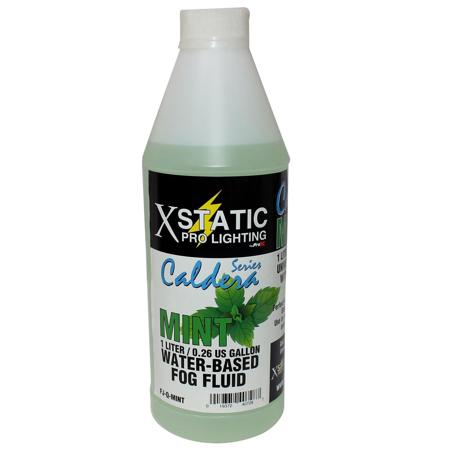 ProX FJ-Q-MINT Caldera Series Mint Scented Water-Based Fog Juice, 1 Liter