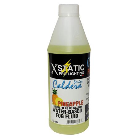 ProX FJ-Q-P Caldera Series Pineapple Scented Water-Based Fog Juice, 1 Liter