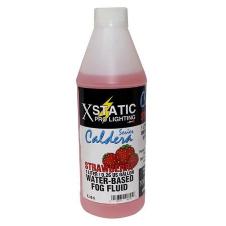 ProX FJ-Q-S Caldera Series Strawberry Scented Water-Based Fog Juice, 1 Liter