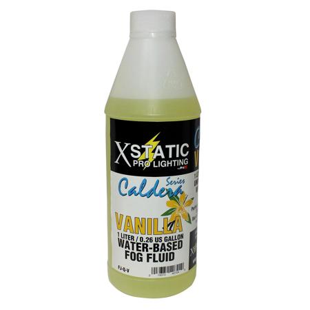 ProX FJ-Q-V Caldera Series Vanilla Water-Based Fog Juice, 1 Liter