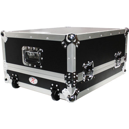 ProX XS-19MIX14ULTHW Rackmount Case for 14U 19" Mixer, Silver on Black